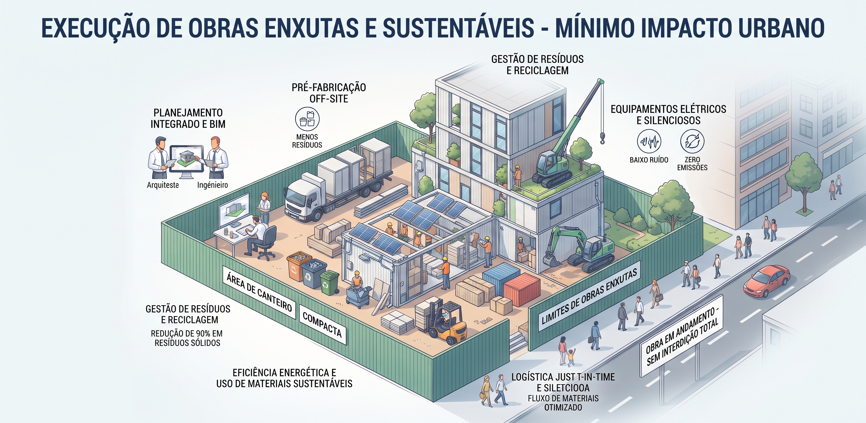 Canteiro de obras conceitual
